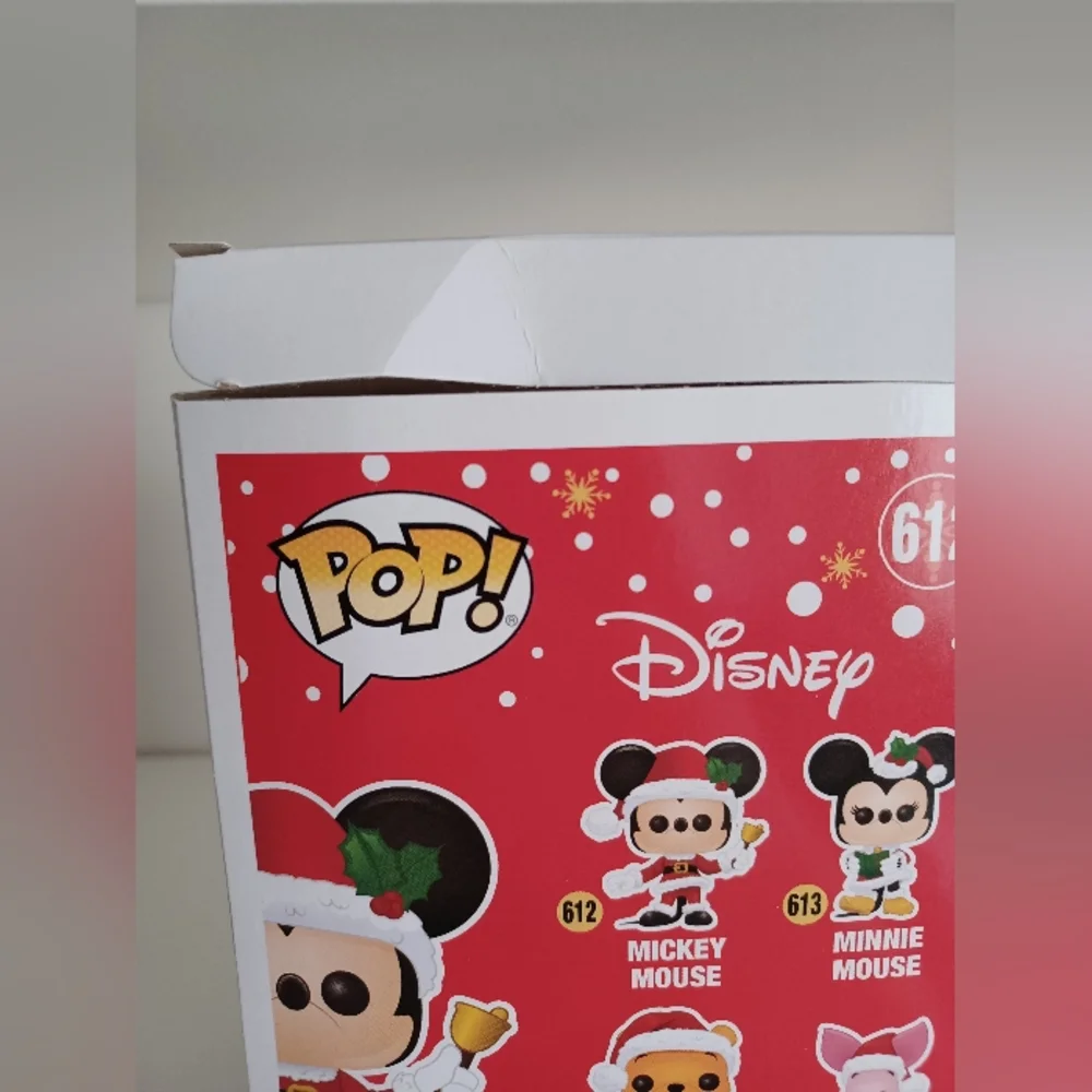 Mickey Mouse Santa Christmas Holiday 612 Vinyl Figure Funko Pop Collectible Toy